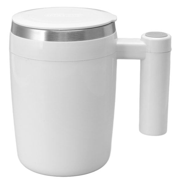 Automatisk magnetisk omrörningsmugg 380 ml USB-laddning rostfritt stål kaffeblandningsmugg självomrörande mugg