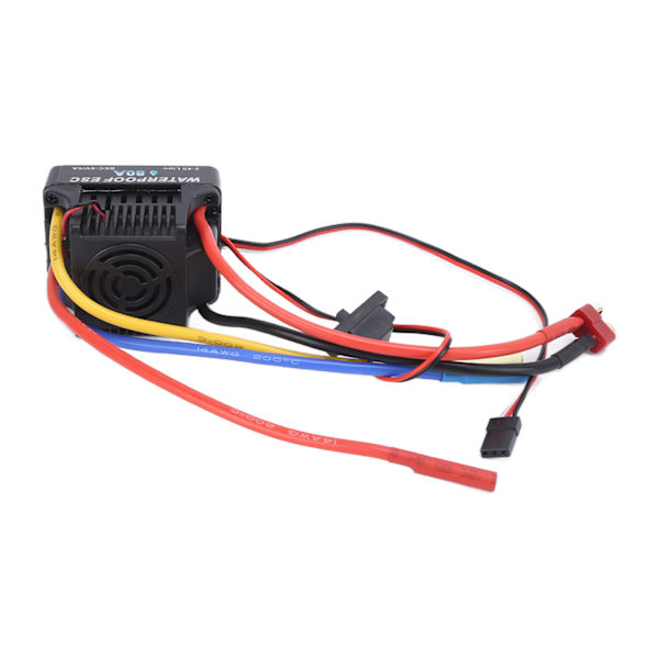 Elektronisk Hastighedsregulator 80A ESC Vandtæt Børsteløs Varmeafledning ESC til 1/8 RC Bil