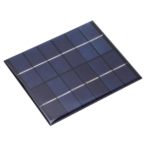 Solcellepaneloplader med høj effektivitet Monokrystallinsk silikone Vandtæt solcelleoplader 2W 6V