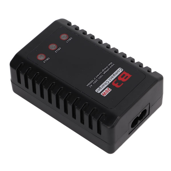 HotRC B3 Balance Lader Effektiv Varmeafledning Auto Sluk HotRC B3 Lipo Batteri Lader EU Stik 100‑240V