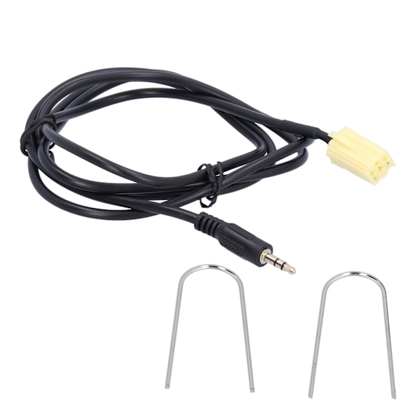 59,1 tommers 6-pins AUX-IN-kabel Lydinngangadapter 3,5 mm Jack-utskifting for Fiat Grande Punto