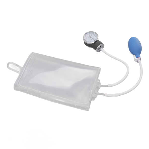 500 ml tryckinfusionspåse TPU transparent vätskeinfusionspåse för snabb infusion av blod och vätska