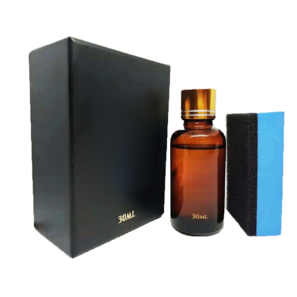 30ML Keramisk Belægning 9H Nano Hydrofob Bilpleje Voks Krystal Kit