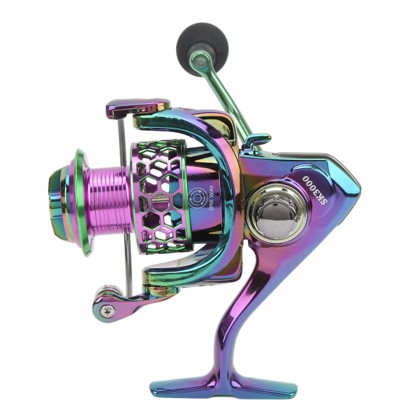 Lure Spinning Reel Metal Spinning Fishing Wheel Gapless 5.0:1 Hastighedsforhold Fiskehjul til ferskvandssaltvand SK3000