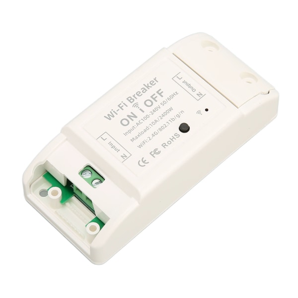 WiFi Smart Switch Håndfri Stemmestyring Bryter Hjemmeapparat På Av Bryter AC100‑240V