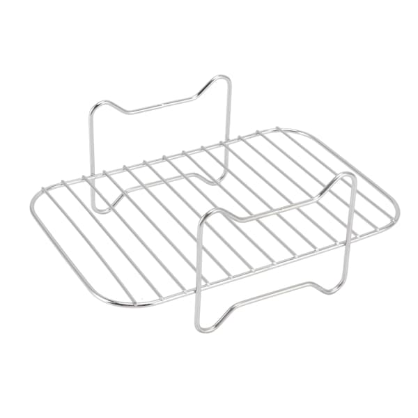 Friteuse Rustfritt Stål Rist Multifunksjonell Matlaging Baking Grill Rist Frityrtilbehør for Ninja Foodi DZ201 401