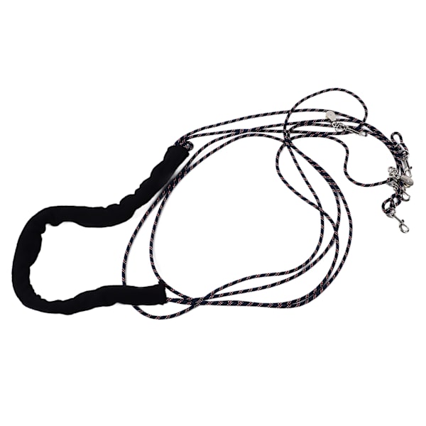 Justerbar Hest Trening og Lunging Hjelpemiddel Hest Lunging Trening Hjelpemiddel Lunge Utstyr for Hest Trening Svart