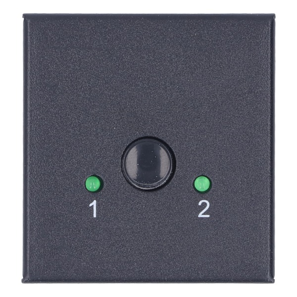 4K HD Switcher 2 In 1 Out Bi-suuntakytkin Plug and Play Metal Shell HD Multimedia Switcher TV DVD-soittimelle