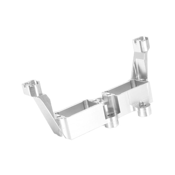 Differentialspärrfäste Aluminiumlegering Servofäste för Traxxas TRX4 1/10 RC Bil Silver