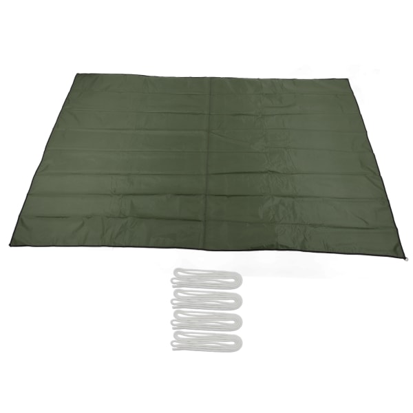 Solskygge Sejl UV-blok Foldbar rektangulær markisedug til gårdhave swimmingpool Army Green