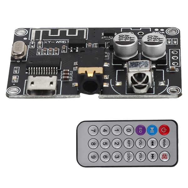 Bluetooth 5.0 Stereo Audio Decoder Board Justerbar Lydstyrke Højttalerforstærker