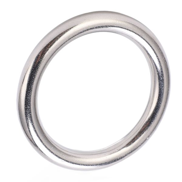 Hitsattu O-rengas ruostumatonta terästä hitsattu pyöreä rengas navigointiin, sukellukseen, riippumattoihin ja laukkuihin 10x60mm