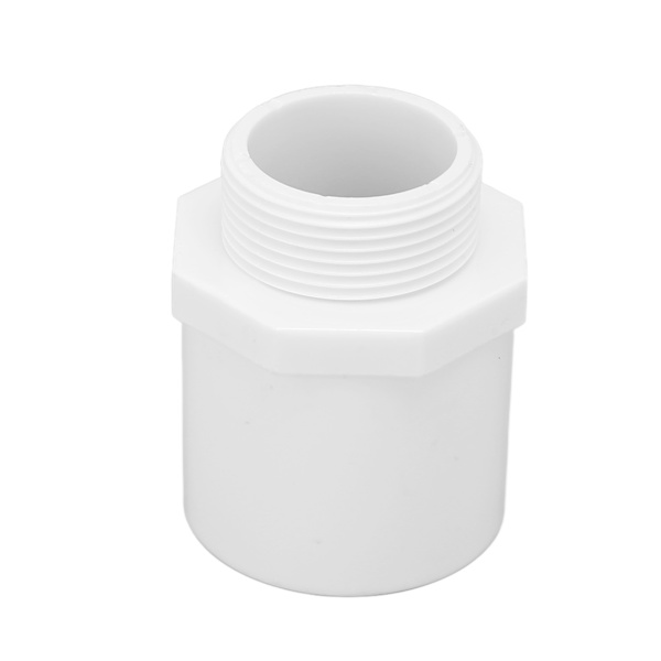 PVC-rør fittings rørforbindelse pool tilbehør til drivhus landbrug landbrugsvanding G1 han gevind