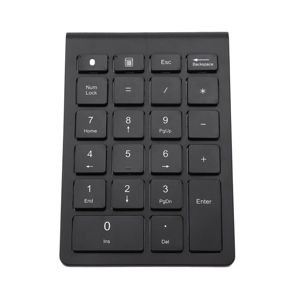 Svart 22 taster Mini Numpad Trådløst Bluetooth Numerisk Tastatur For OS X PC