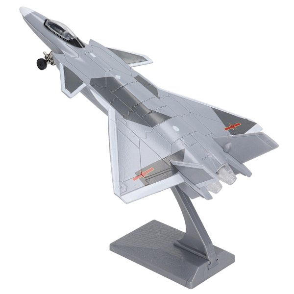 Træk-Tilbage Jagerfly Legetøj Børn Alloy Lyd Lys Die-Cast Fly Model Legetøj Dekoration Samling Grå