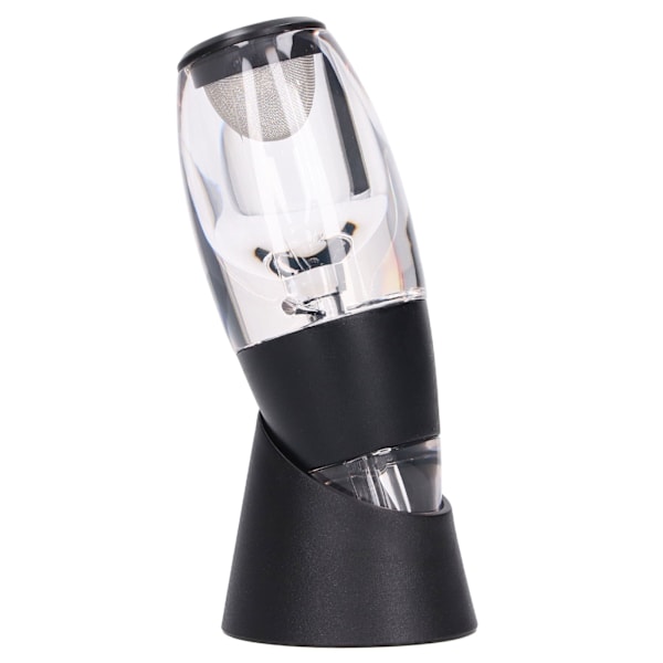 Vinaerator i hållbar plast, Bernoulli-princip, enkel att använda och rengöra, förbättrar smaken, vinaerator