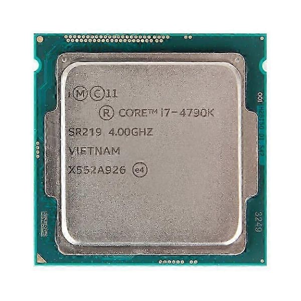 Intel Core i7-4790K Processor - LGA 1150 Socket, 4 kerner, 8 tråde, 4.0GHz Basisfrekvens, 8MB L3 Cache, 88W TDP til stationære computere