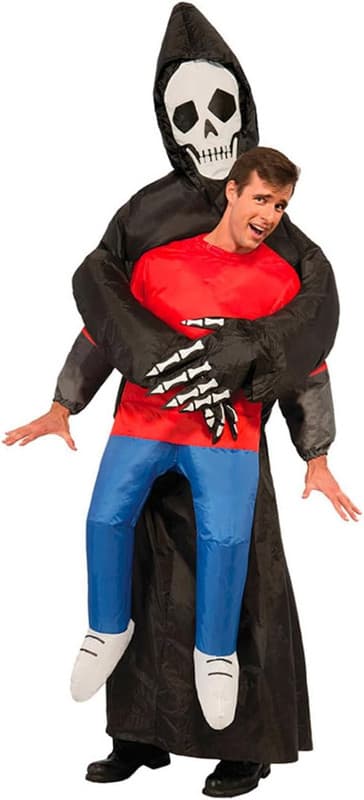 Oppblåsbar Dødsengler-Kostyme til Halloween