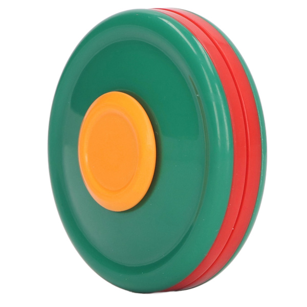Magnetisk Haptisk Myntglidare Rund Form Stressavlastande Handtryckare Sensorisk Fingertoppsleksak Grön