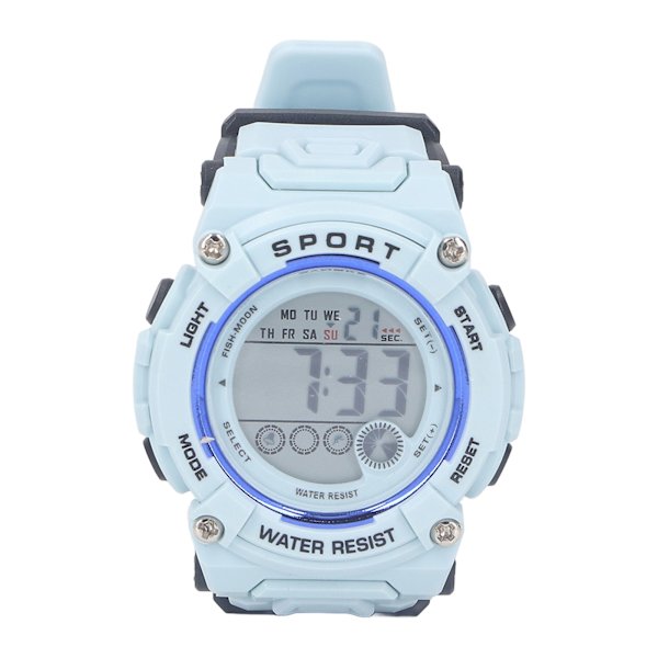 Digitalt Chronograph Børn Studenter Vandtæt Sports Multifunktionelt Elektronisk Ur Wathet