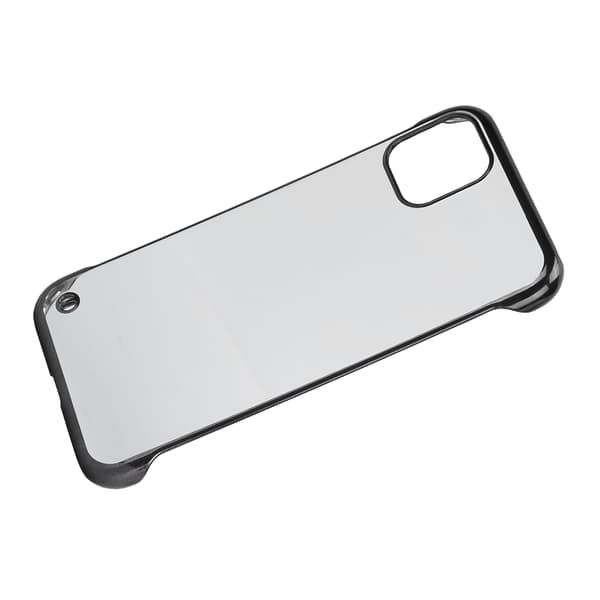 Elektropläterad Hård PC Iphone 11 Halv Ram Transparent Mobilskal
