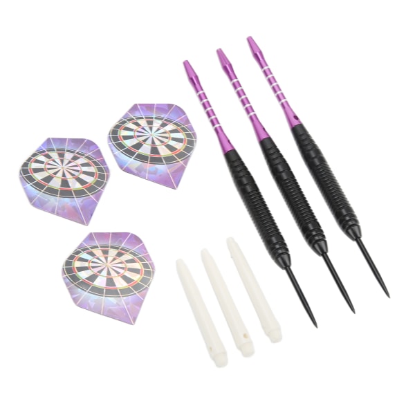 3 kpl Darts Professional Hieno ruostumattomasta teräksestä set, jossa säilytystilaa aloittelijoille ammattipelaajille