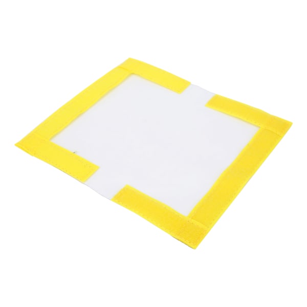 Fiskekrokdeksler Slitesterk agnoppbevaringspose Gjennomsiktig Nylon Lure Protection Wrap for FishermanYellow S