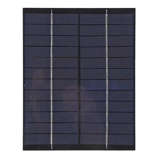 5.2W 12V Mini Solcellepanel Polykrystallinsk Silisium Solcelle DIY Modul System 5521DC Utgang