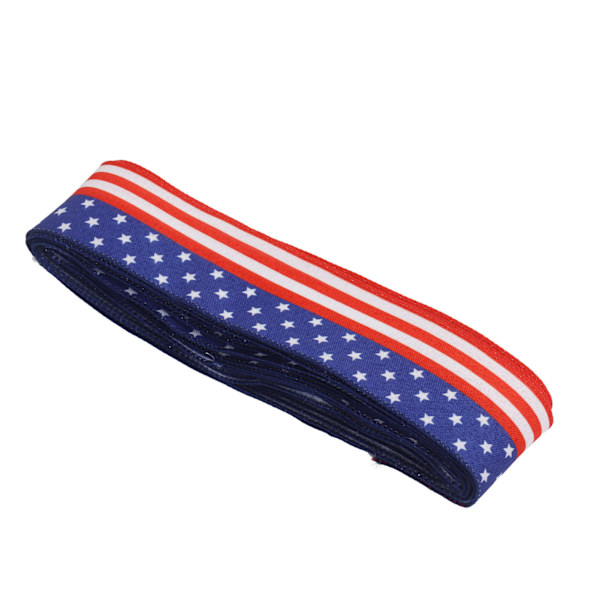 Patriotisk bånd 6,5 cm bredde 10 m længde 4. juli uafhængighedsdag til dekoration