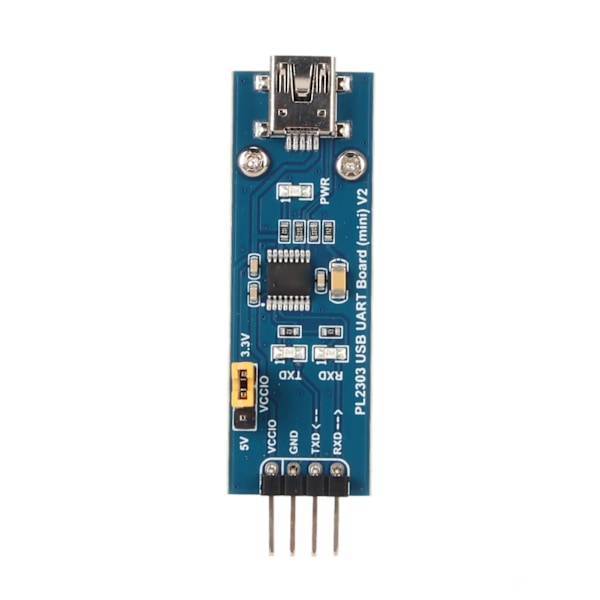 USB till UART TTL-modul USB Mini AB-kontakt 3 strömlägen 3 LED USB UART seriell adaptermodul för Win XP 7 8 10 11