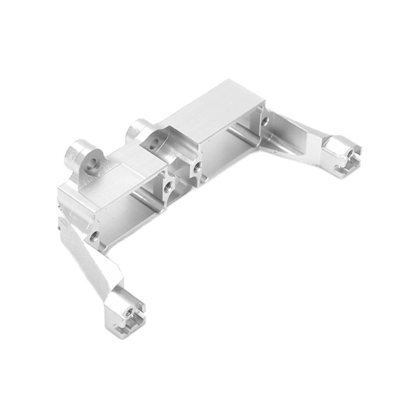 Differensialsperre Brakett Aluminium Legering Servo Feste for Traxxas TRX4 1/10 RC Bil Sølv