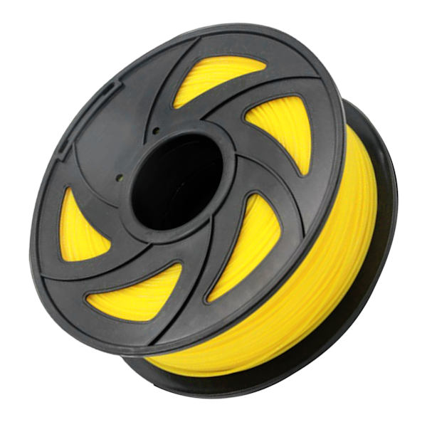 3D-skrivarfilament 1,75 mm PETG-utskriftsmaterial Förbrukningsvara Hög seghet för DIY Gul