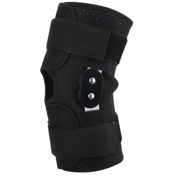Hengslet knestøttestøtte Justerbare kneleddbeskyttere med stropp for basketball smertelindringXXL