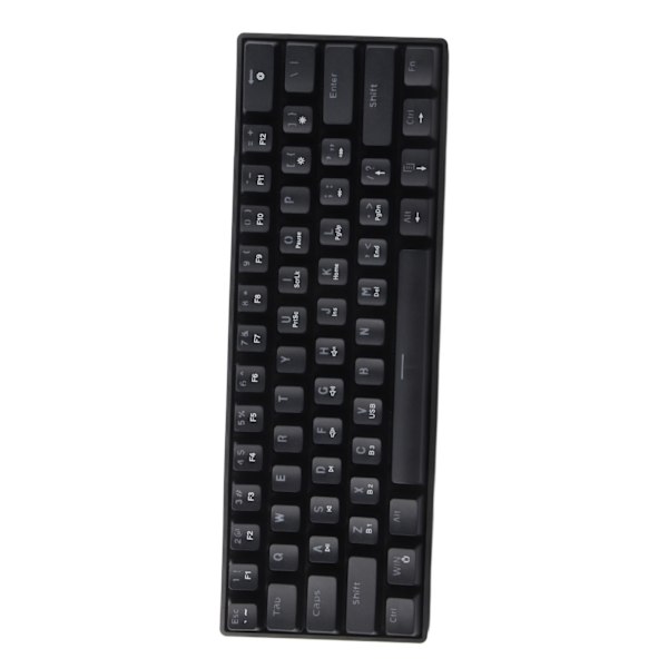 Mekaniskt tangentbord 61 tangenter Dual Mode Färg Bakgrundsbelyst Gaming Universella Datortillbehör