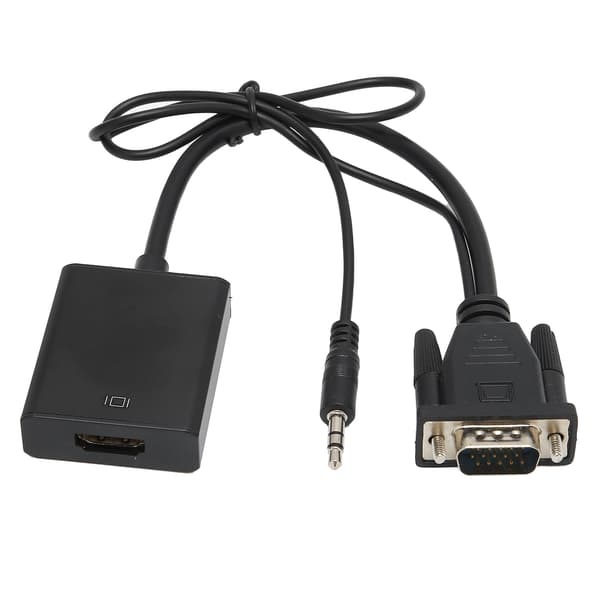 VGA til HDMI Audio Converter Signal Adapter
