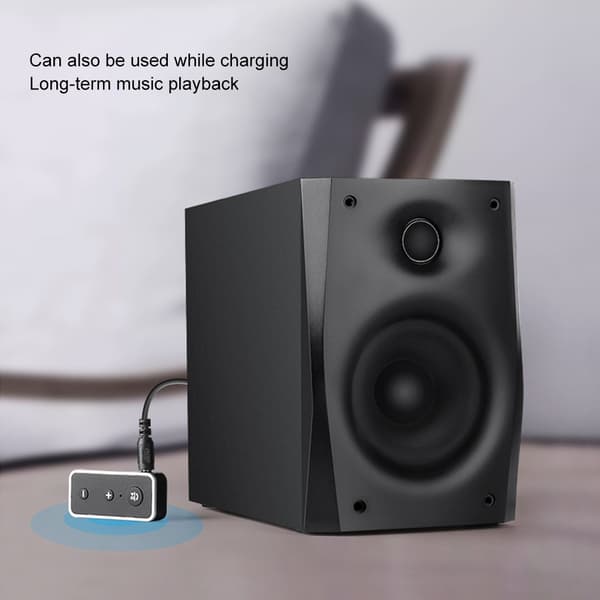 Bluetooth 5.0 EDR Stereo Audio Trådløs Mottaker AUX Håndfri Adapter