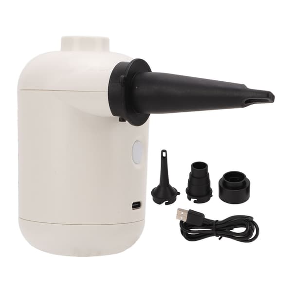 USB Elektrisk Luftpump 2A DC5V Universal Luftpump Bärbar Inflatorpump med Luftmunstycken för Soffa Badring