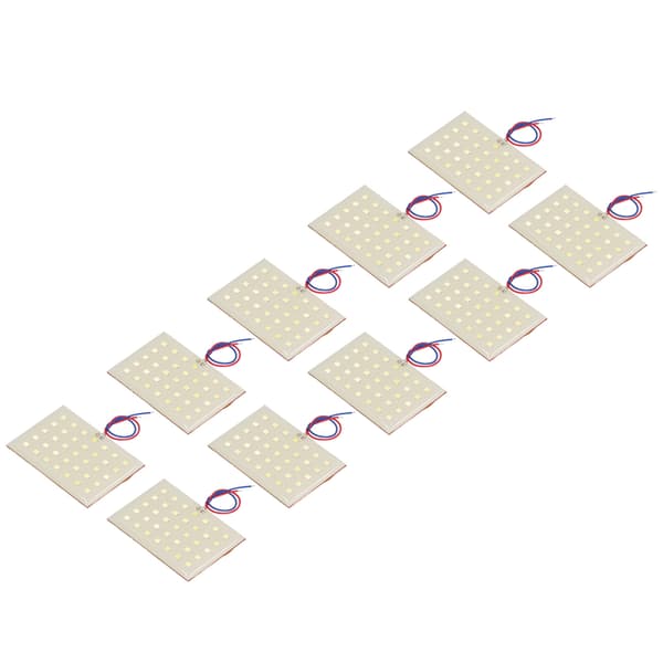 10 stk. SMD LED Lampe Pære Board Panel 5W 3.2V 3.7V til Søjle Plænelampe Elektron Komponent