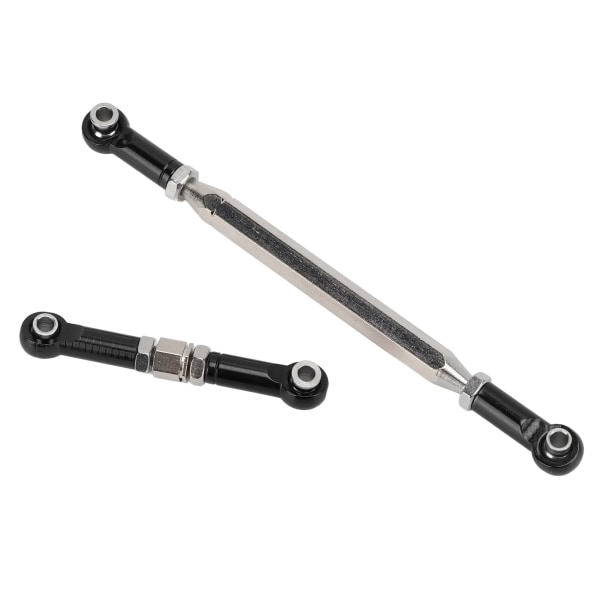 Metal Opgraderet Servo Link Stang Styretøjs Trækstang til MN D90 MN91 MN96 MN99S RC Bil Dele Sort