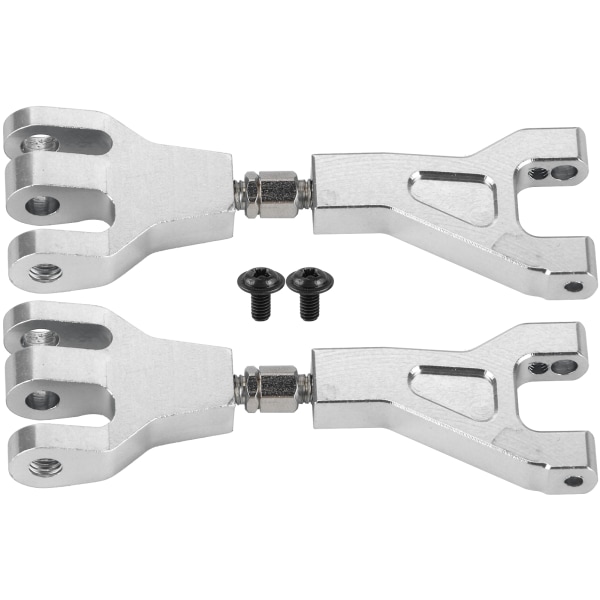 RC aluminiumlegering främre övre svängarm Passar för REDCAT 1/10 XTE fjärrkontroll bilmodell Silver