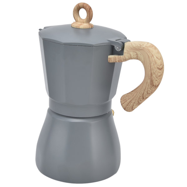 Kaffetillverkare för spishäll Klassisk åttakantig kaffebryggare för camping Hushållskontor 300ML