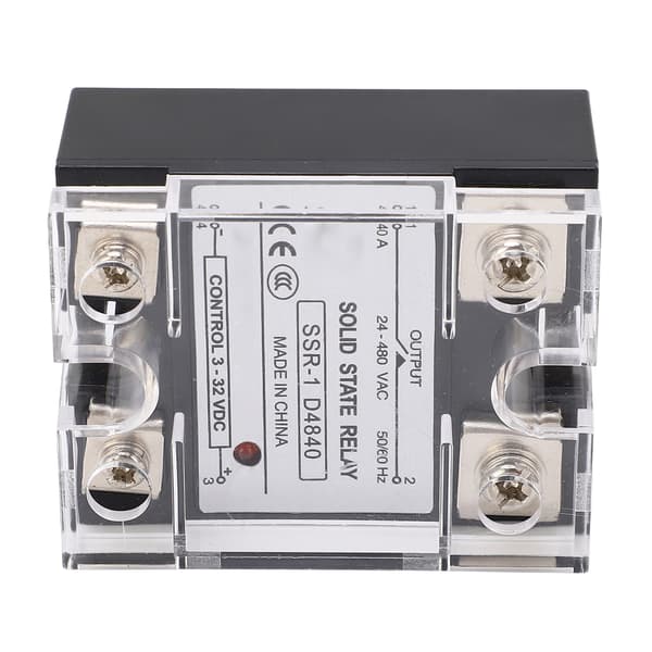 Solid State Relay SSR industrielle systemer 40A DC til AC 24-480V for CNC-maskinverktøy pakkemaskiner
