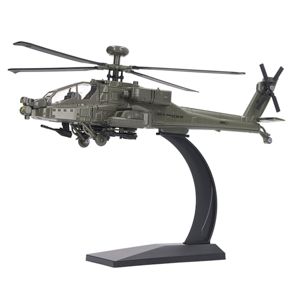 Legering Diecast Ljud & Ljus Beväpnad Helikoptermodell Leksak Barn Attack Helikopter Leksak Heminredning Typ 1