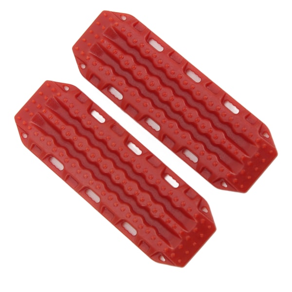 2 stk RC Sandstige Plastic Recovery Ramps Board til Axial SCX24 1/24 RC Crawlere Opgraderingsdele Rød