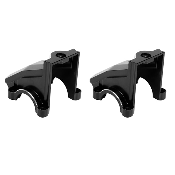 2 kpl RC-auton vaihteiston kotelon korvaus TRAXXAS 1/5 RC-autolle Alumiiniseos Etu Taka Universaali Differentiaalikansi Musta