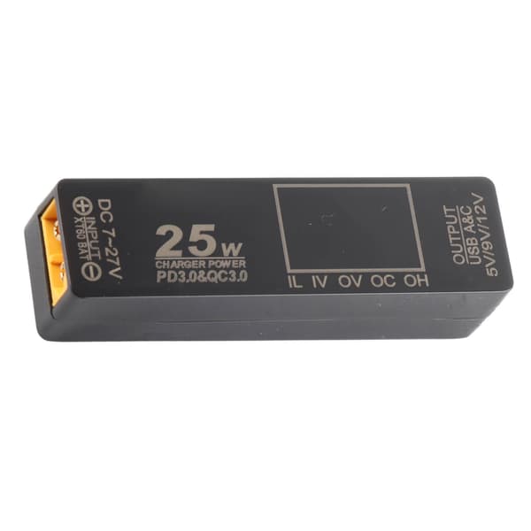 PD3.0 USB XT60 Grensesnitt til USB PD3.0 Hurtiglader Overbelastnings- og Kortslutningsbeskyttelse