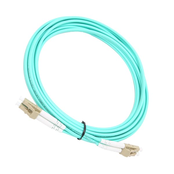 Optisk kabel Multimode DualCore LC UPC Optisk fiber til datatransmission.