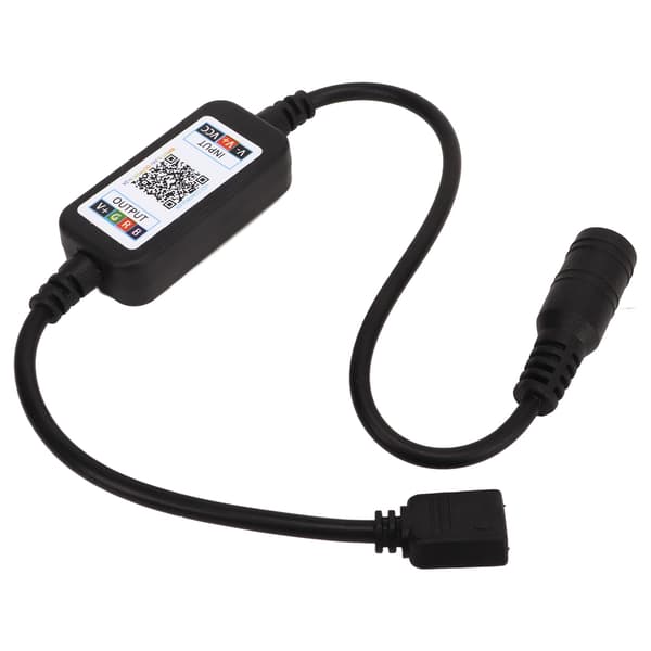 2 stk. Mini LED Controller Bluetooth RGB Musik Controller USB 5V DC 5‑24V 4 Pin LED Kontrol Til 5050 LED Strip Lys