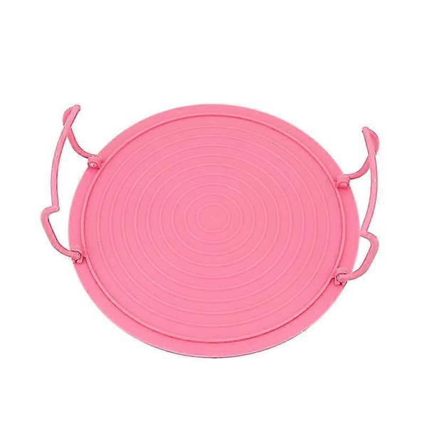 Mikrobølgestativ, Multifunksjonelt Sammenleggbart Mikrobølgebrett, Sammenleggbart Mikrobølgedampstativ, Stekebrett, Mikrobølgeovntilbehør Pink