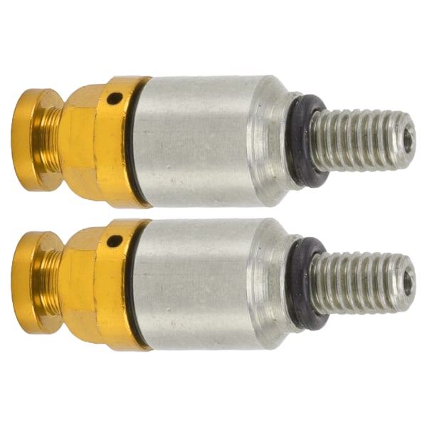 2 stk. M5x0.8 Aluminium Legering Gaffel Luftudlufter Trykaflastningsventil Udskiftning til CRF150R CR125R CR250R CRF250R Gul